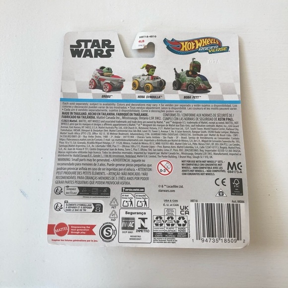 Hot Wheels Racer Verse Star Wars Diecast Car - Hera Syndulla - BRAND NEW! - Picture 3 of 5